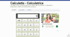 Desktop Screenshot of calculette.org